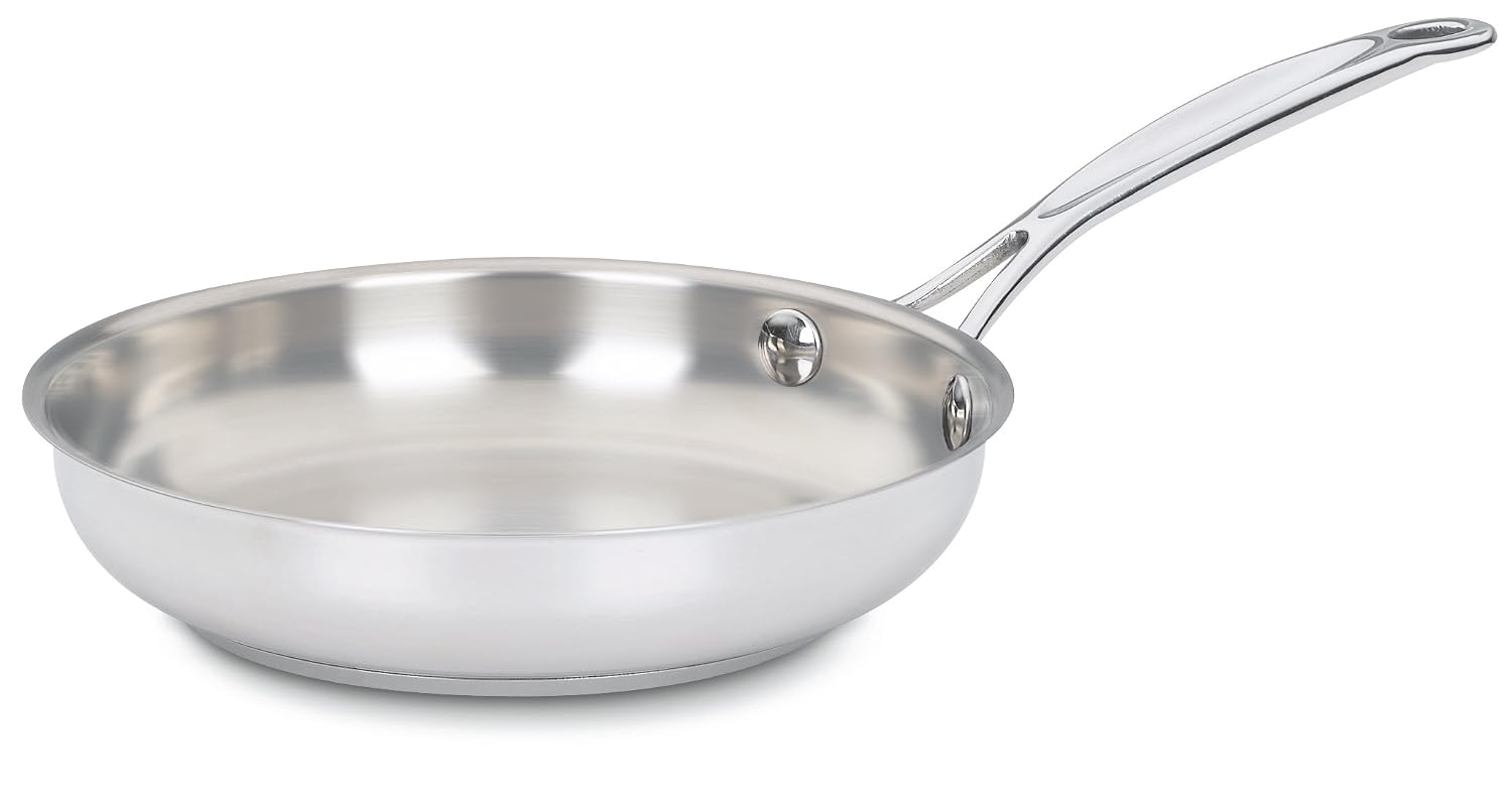Cuisinart Multiclad Pro Triple-Ply Stainless Steel Fry Pan, 10-Inch, Silver