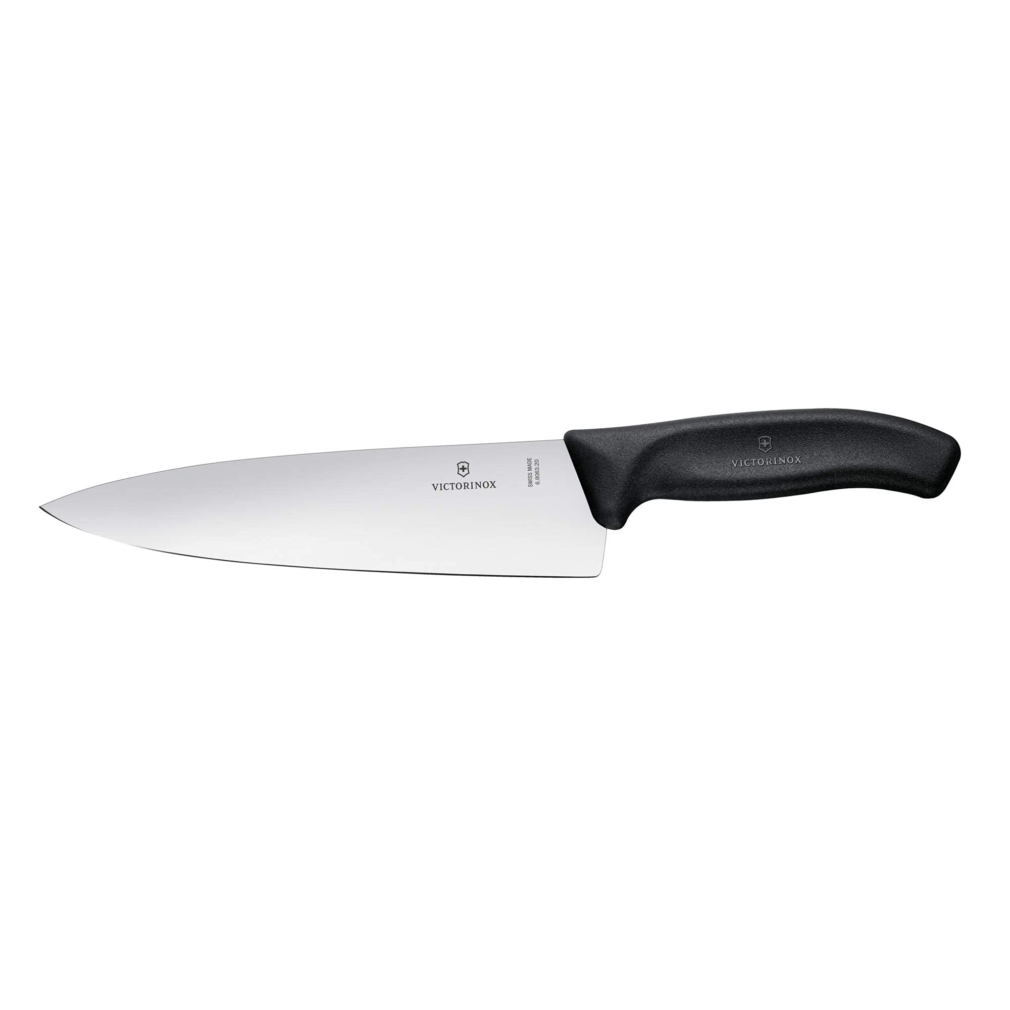 Victorinox Fibrox Pro Chef Knife, 8-Inch High-Carbon Stainless Steel Blade, Black Handle